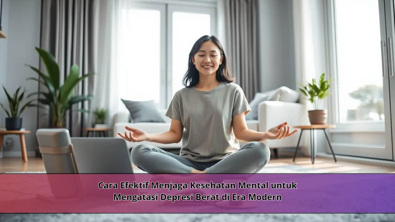 Cara Efektif Menjaga Kesehatan Mental untuk Mengatasi Depresi Berat di Era Modern
