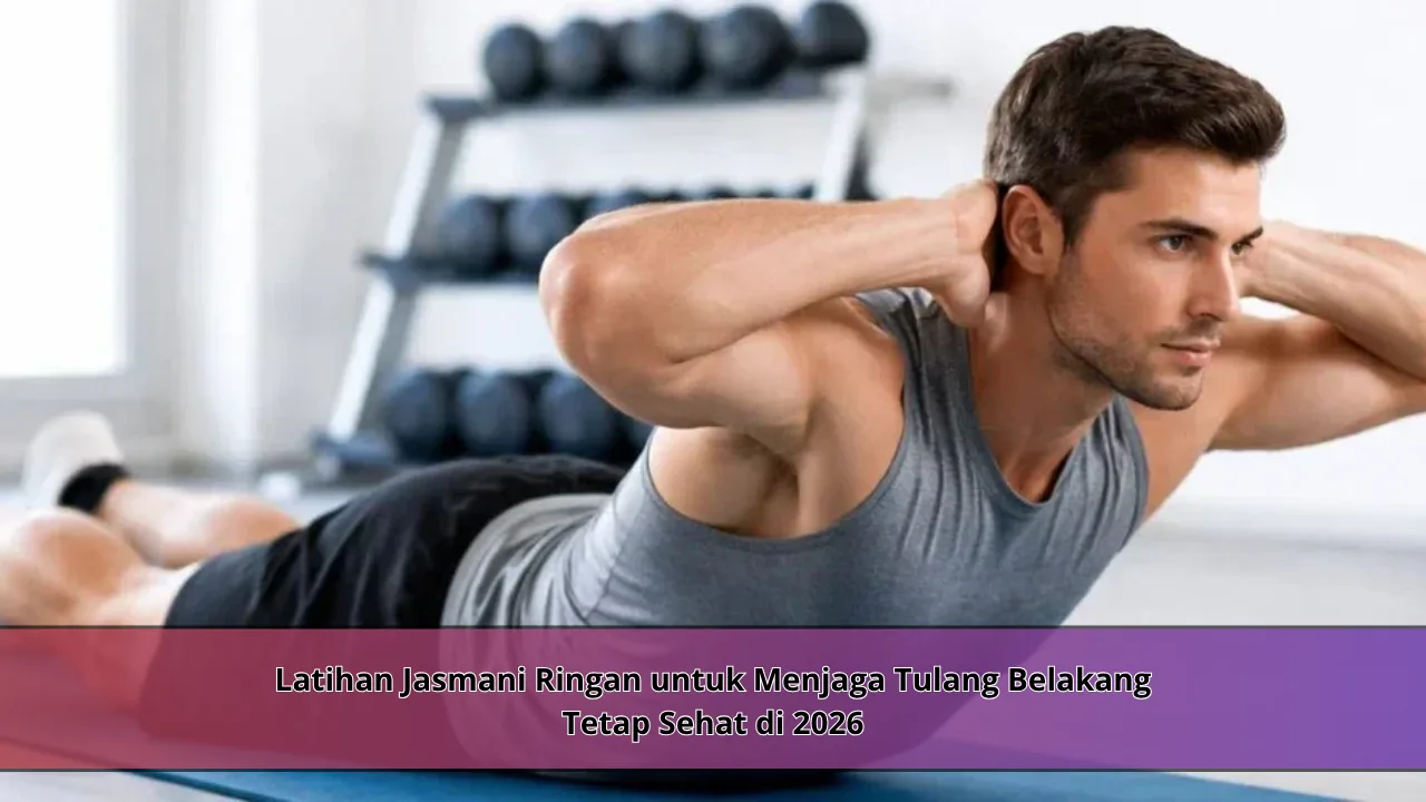 Latihan Jasmani Ringan untuk Menjaga Tulang Belakang Tetap Sehat di 2026