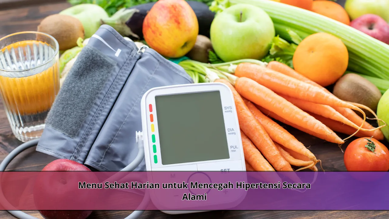 Menu Sehat Harian untuk Mencegah Hipertensi Secara Alami