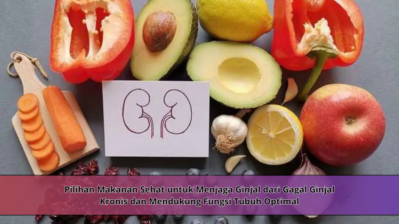 Pilihan Makanan Sehat untuk Menjaga Ginjal dari Gagal Ginjal Kronis dan Mendukung Fungsi Tubuh Optimal