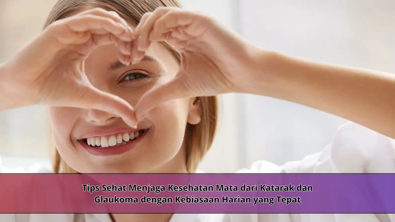 Tips Sehat Menjaga Kesehatan Mata dari Katarak dan Glaukoma dengan Kebiasaan Harian yang Tepat