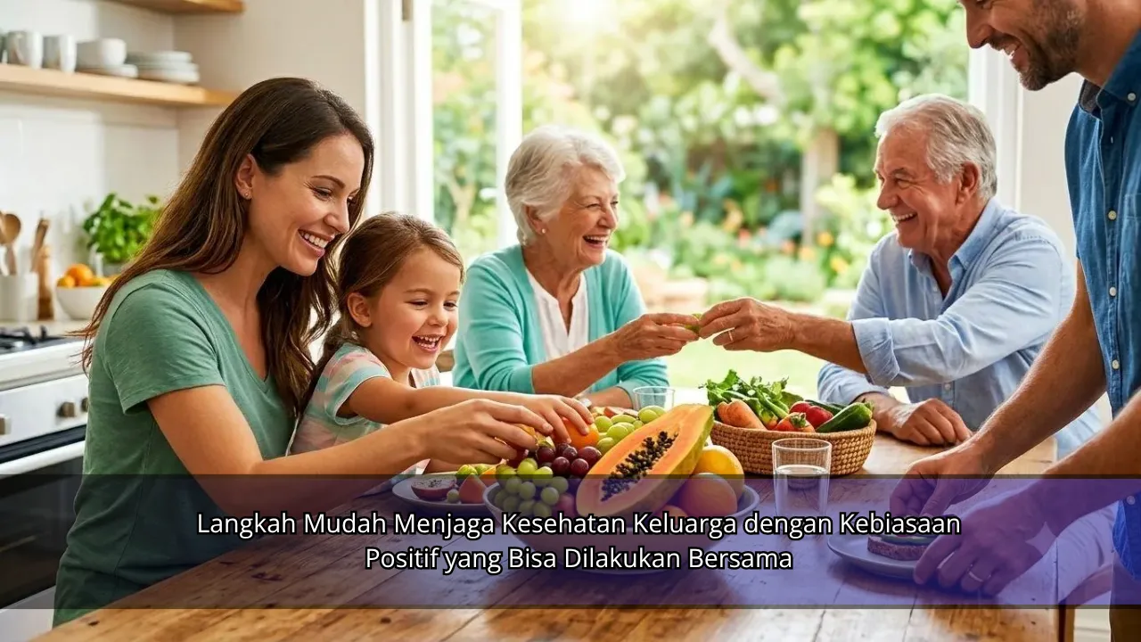 Langkah Mudah Menjaga Kesehatan Keluarga dengan Kebiasaan Positif yang Bisa Dilakukan Bersama
