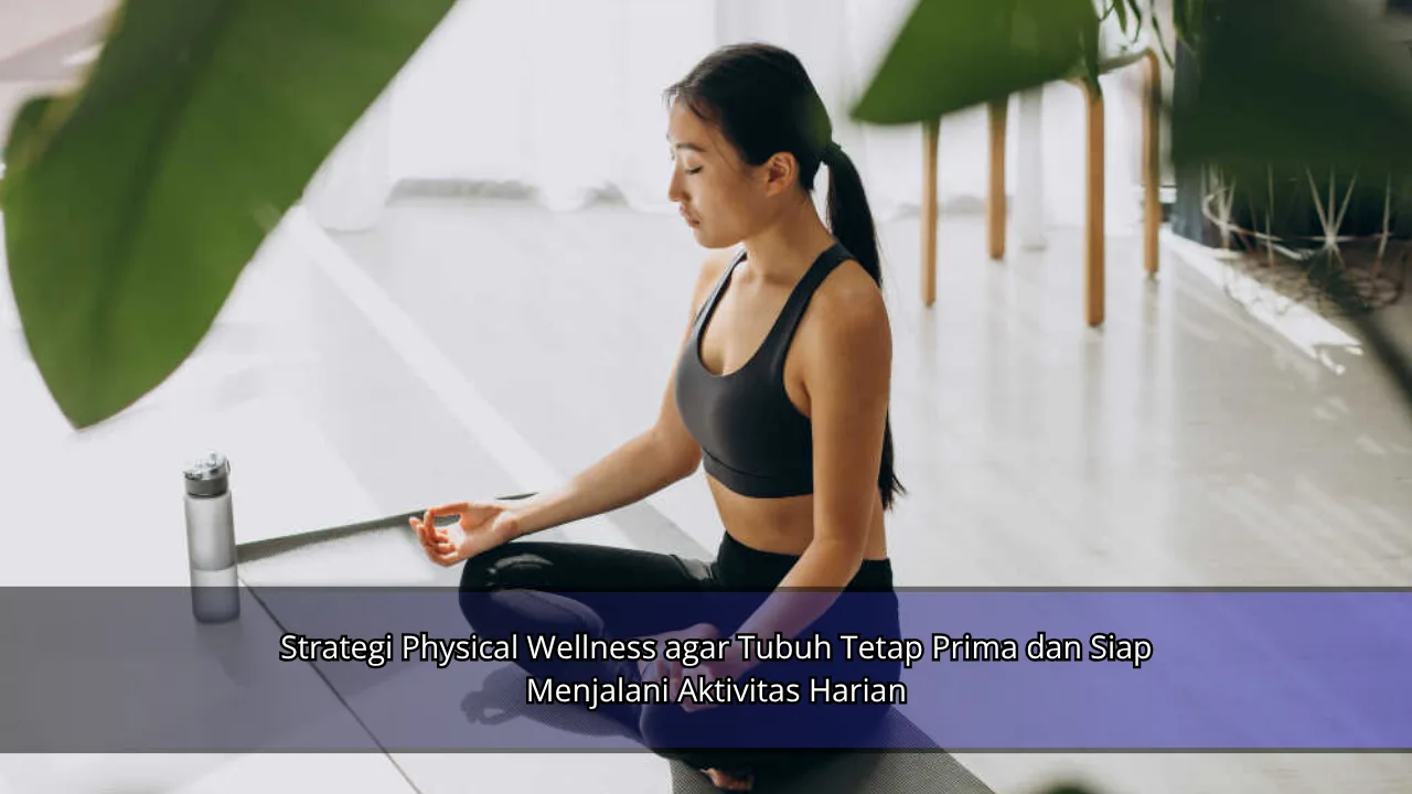 Strategi Physical Wellness agar Tubuh Tetap Prima dan Siap Menjalani Aktivitas Harian