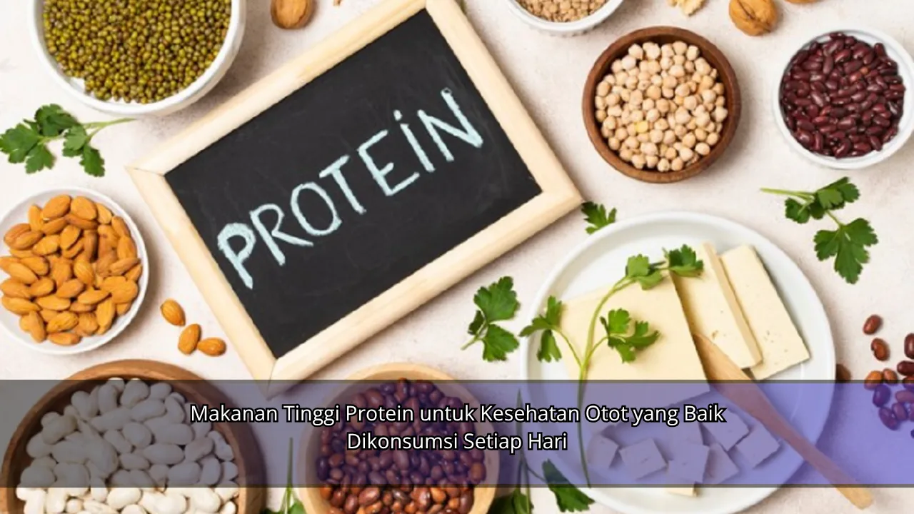 Makanan Tinggi Protein untuk Kesehatan Otot yang Baik Dikonsumsi Setiap Hari