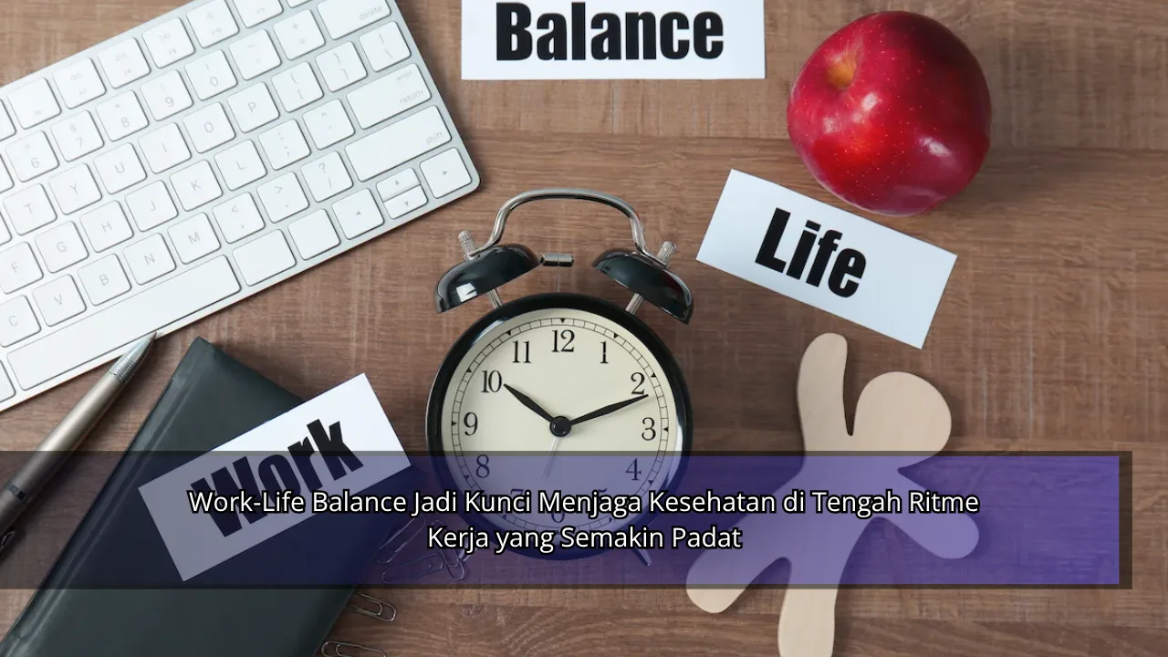 Work-Life Balance Jadi Kunci Menjaga Kesehatan di Tengah Ritme Kerja yang Semakin Padat