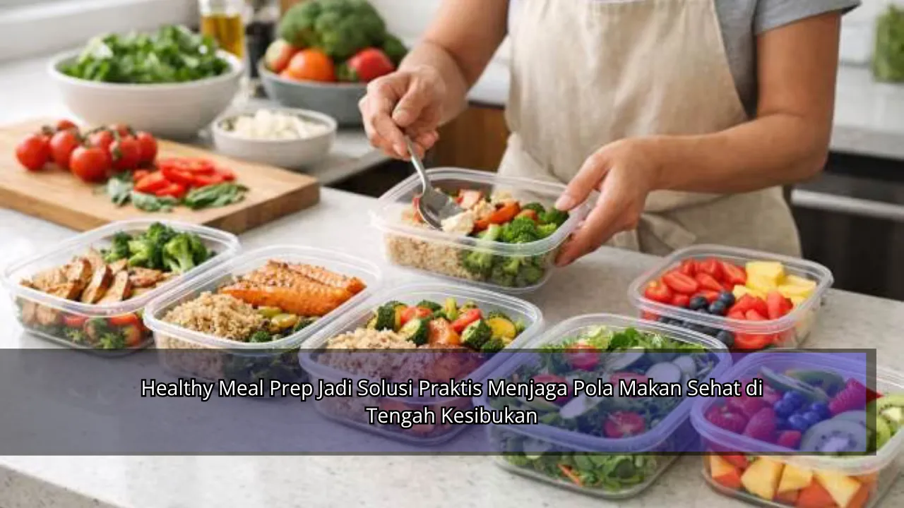 Healthy Meal Prep Jadi Solusi Praktis Menjaga Pola Makan Sehat di Tengah Kesibukan