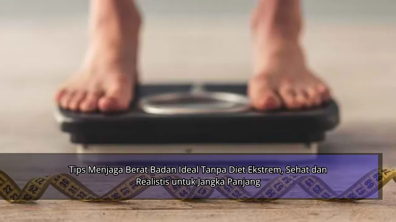 Tips Menjaga Berat Badan Ideal Tanpa Diet Ekstrem, Sehat dan Realistis untuk Jangka Panjang