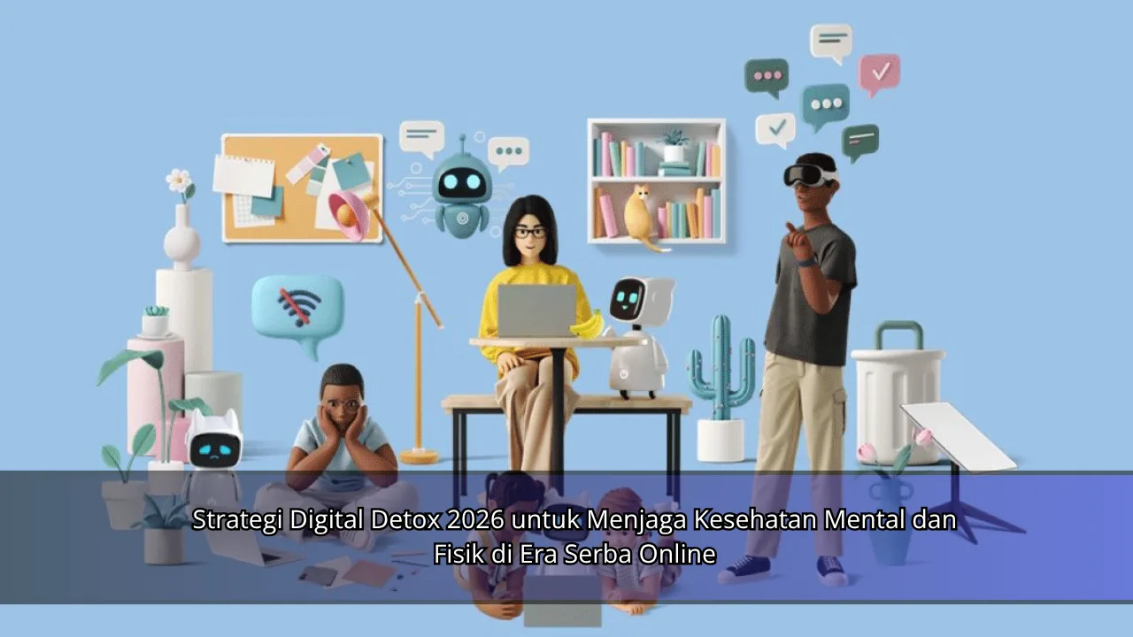 Strategi Digital Detox 2026 untuk Menjaga Kesehatan Mental dan Fisik di Era Serba Online