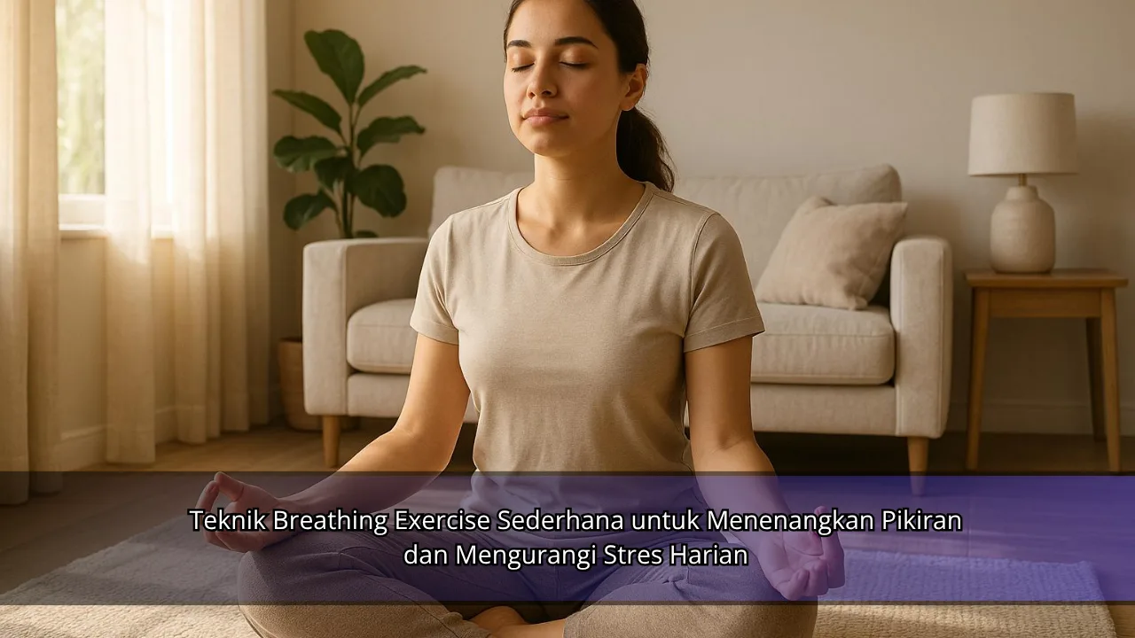 Teknik Breathing Exercise Sederhana untuk Menenangkan Pikiran dan Mengurangi Stres Harian