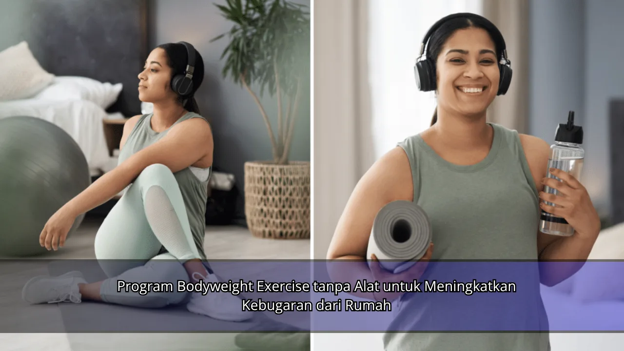 Program Bodyweight Exercise tanpa Alat untuk Meningkatkan Kebugaran dari Rumah