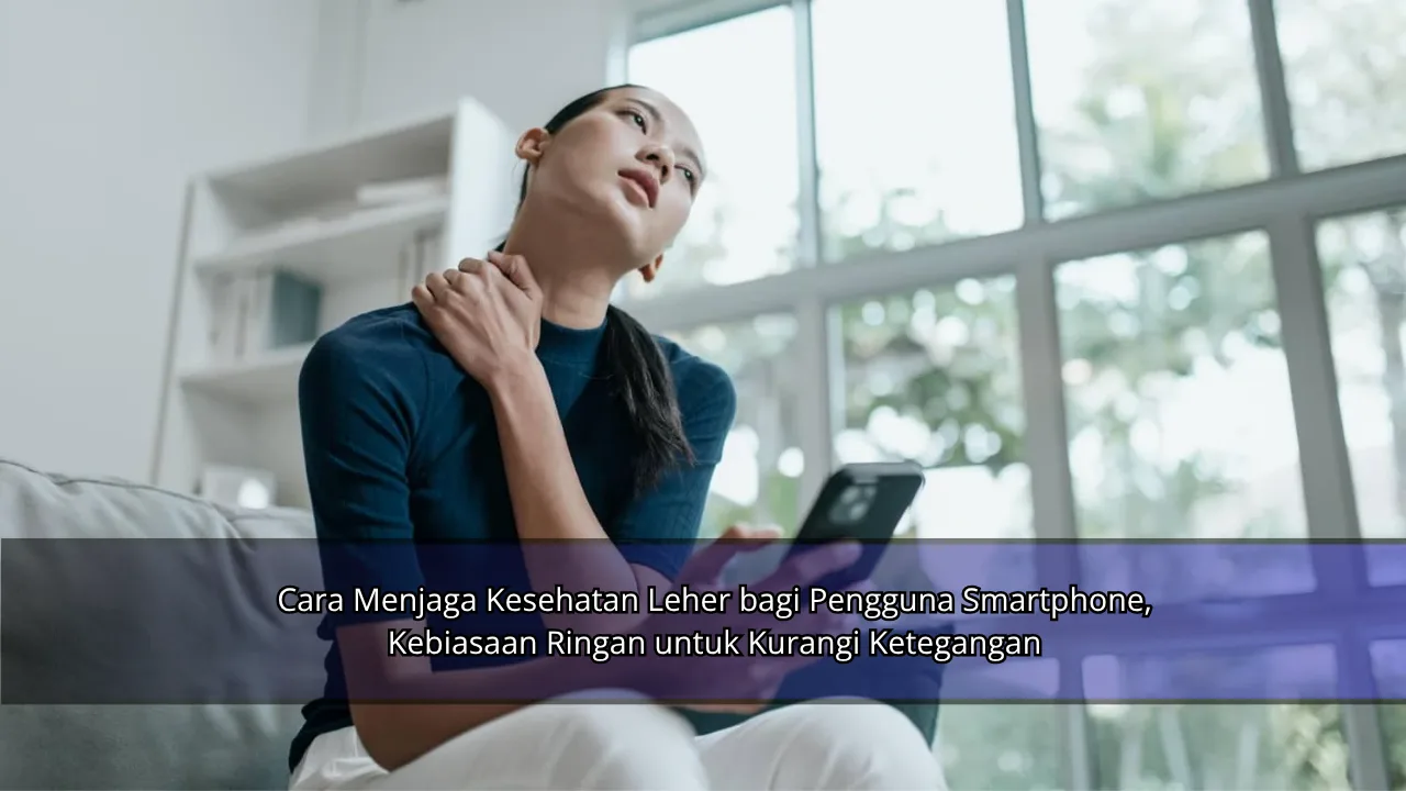 Cara Menjaga Kesehatan Leher bagi Pengguna Smartphone, Kebiasaan Ringan untuk Kurangi Ketegangan