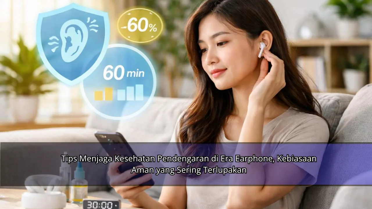 Tips Menjaga Kesehatan Pendengaran di Era Earphone, Kebiasaan Aman yang Sering Terlupakan