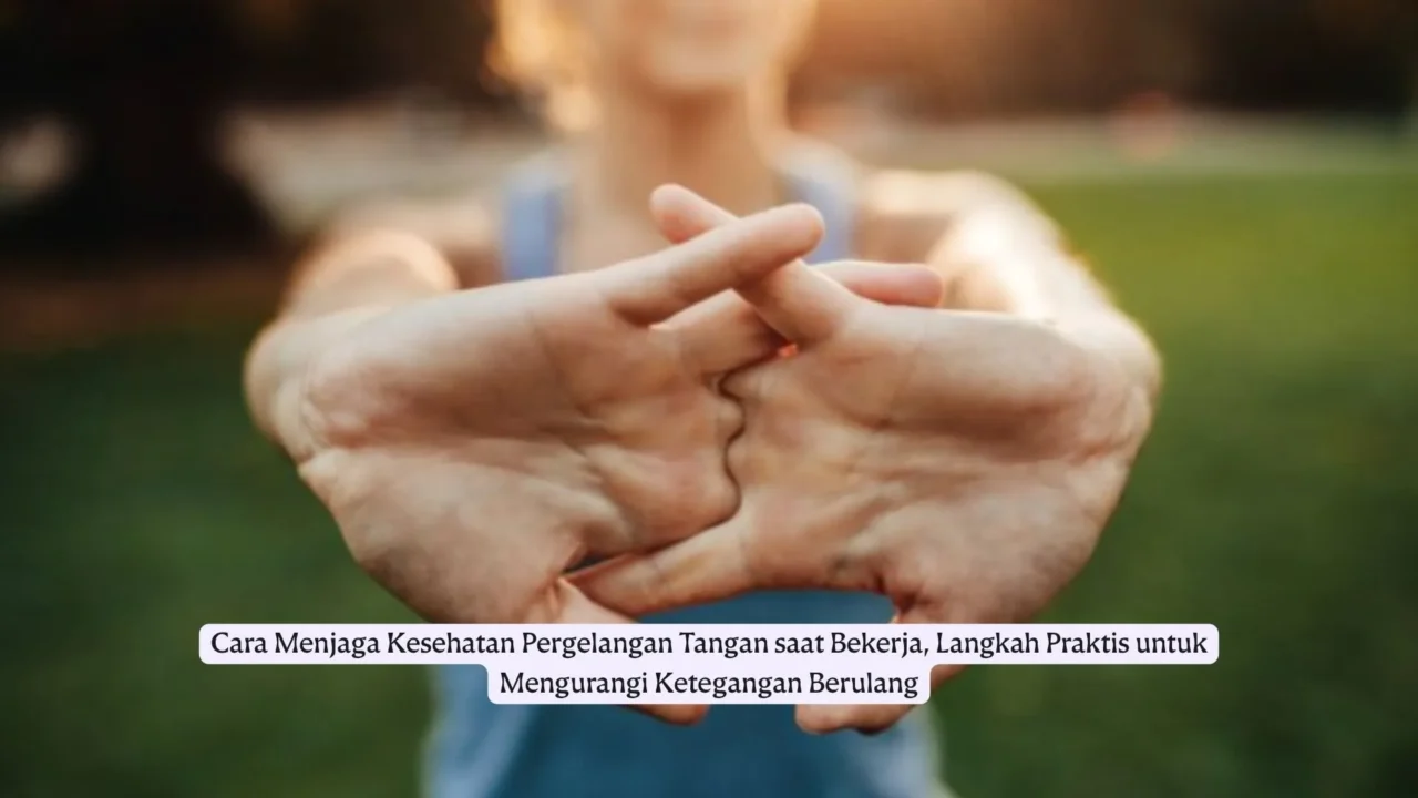Cara Menjaga Kesehatan Pergelangan Tangan saat Bekerja, Langkah Praktis untuk Mengurangi Ketegangan Berulang