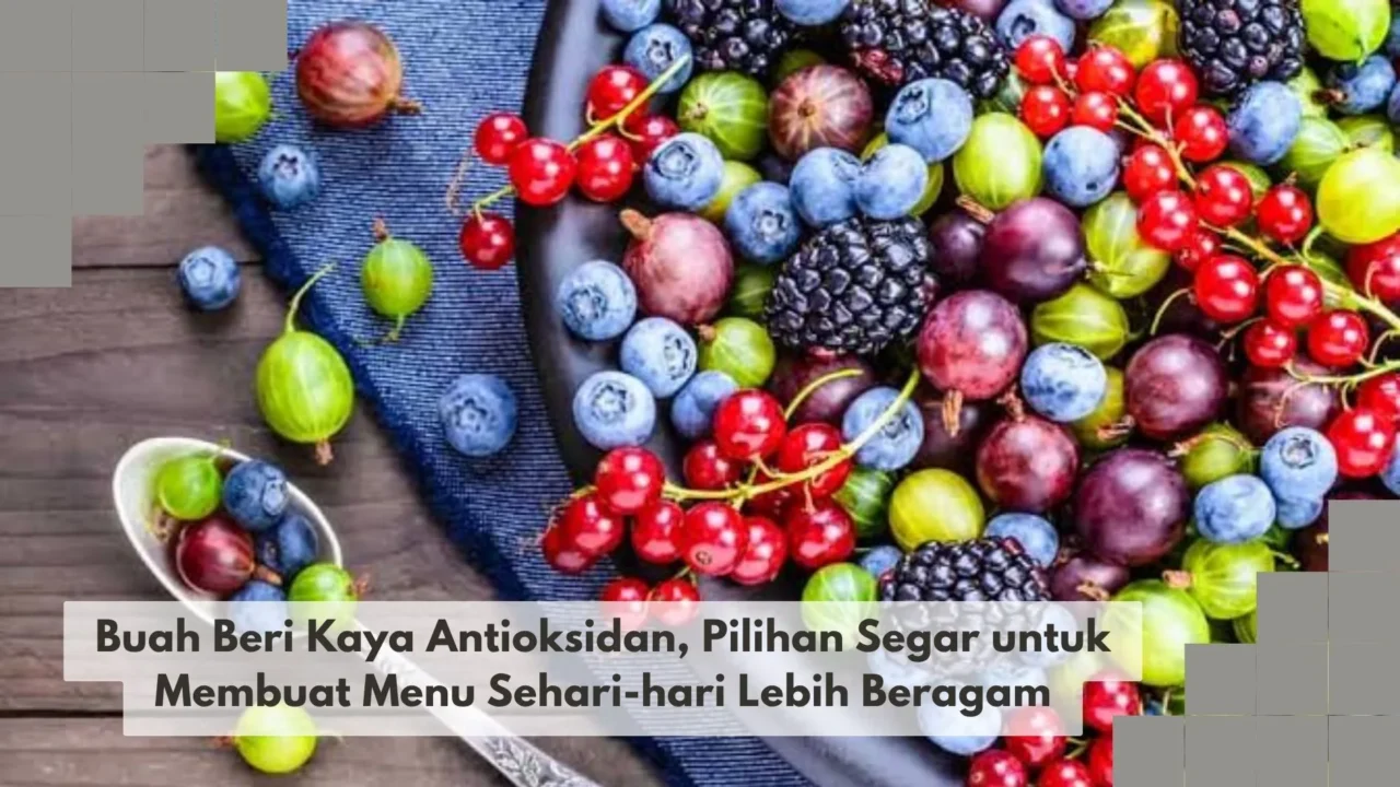 Buah Beri Kaya Antioksidan, Pilihan Segar untuk Membuat Menu Sehari-hari Lebih Beragam