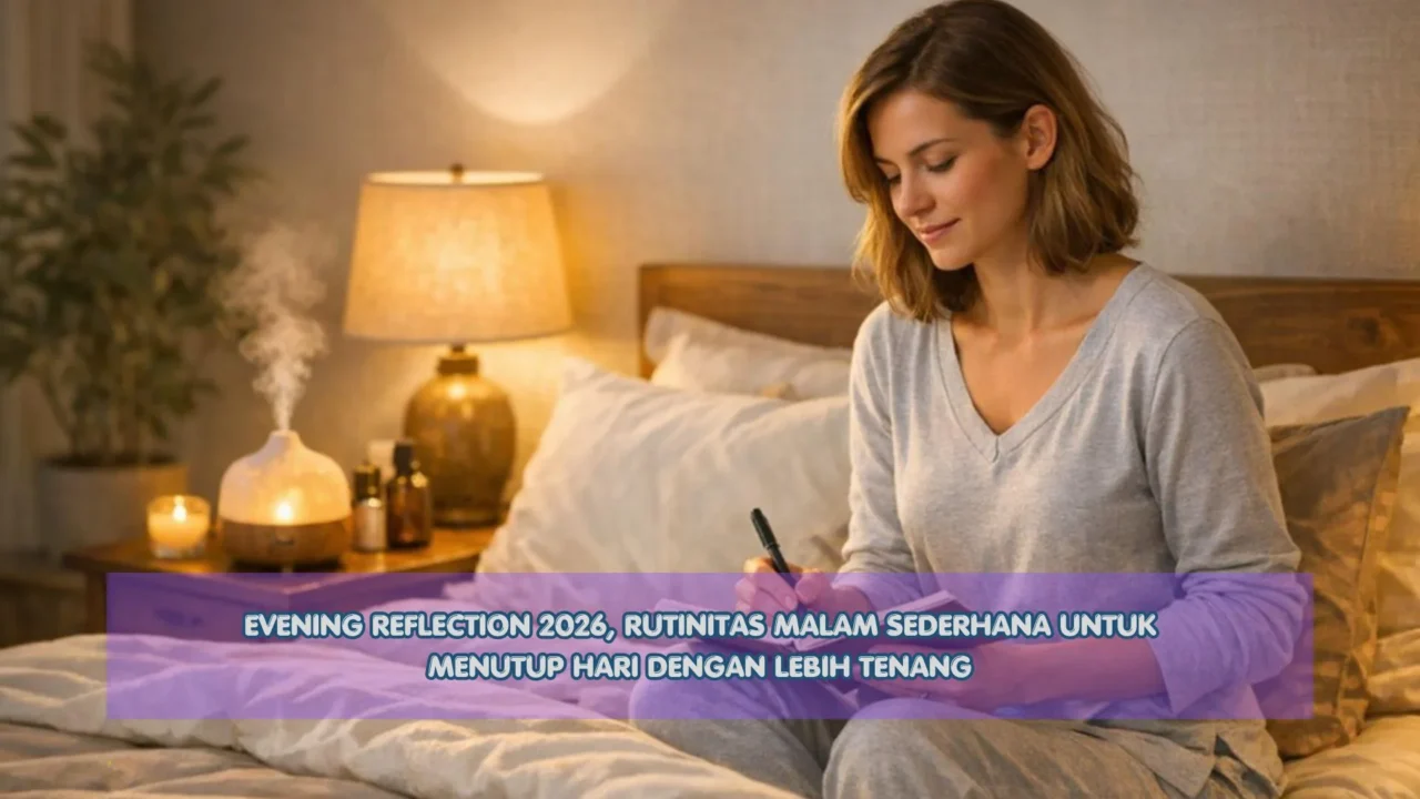 Evening Reflection 2026, Rutinitas Malam Sederhana untuk Menutup Hari dengan Lebih Tenang