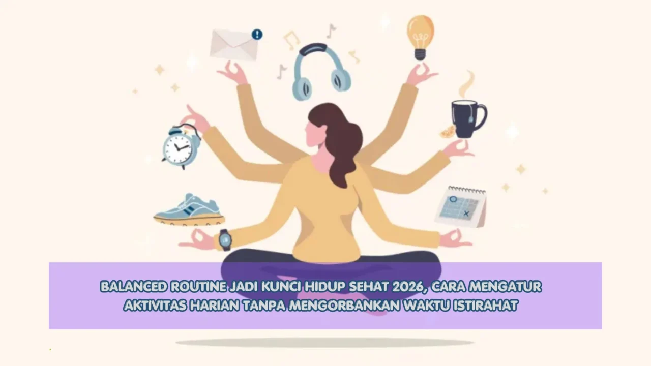 Balanced Routine Jadi Kunci Hidup Sehat 2026, Cara Mengatur Aktivitas Harian Tanpa Mengorbankan Waktu Istirahat
