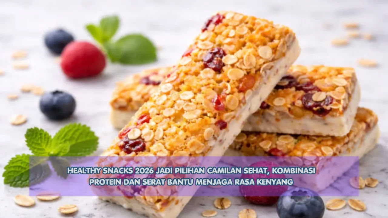 Healthy Snacks 2026 Jadi Pilihan Camilan Sehat, Kombinasi Protein dan Serat Bantu Menjaga Rasa Kenyang