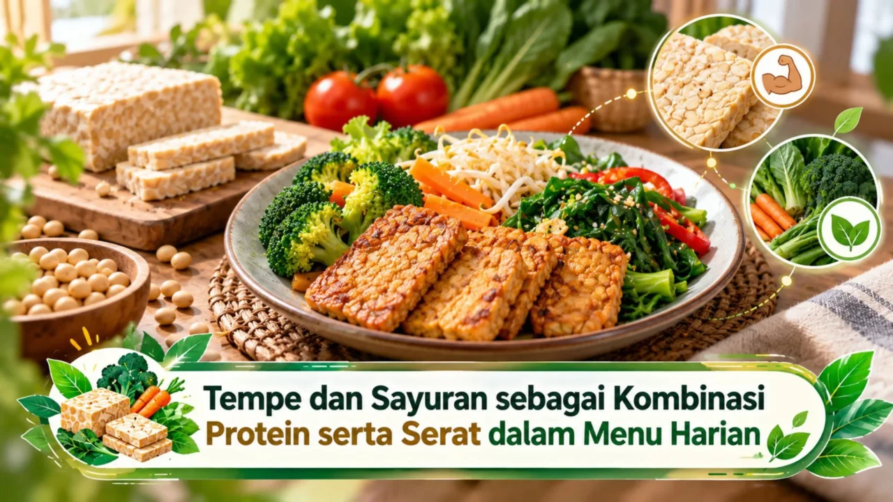 Tempe dan Sayuran sebagai Kombinasi Protein serta Serat dalam Menu Harian