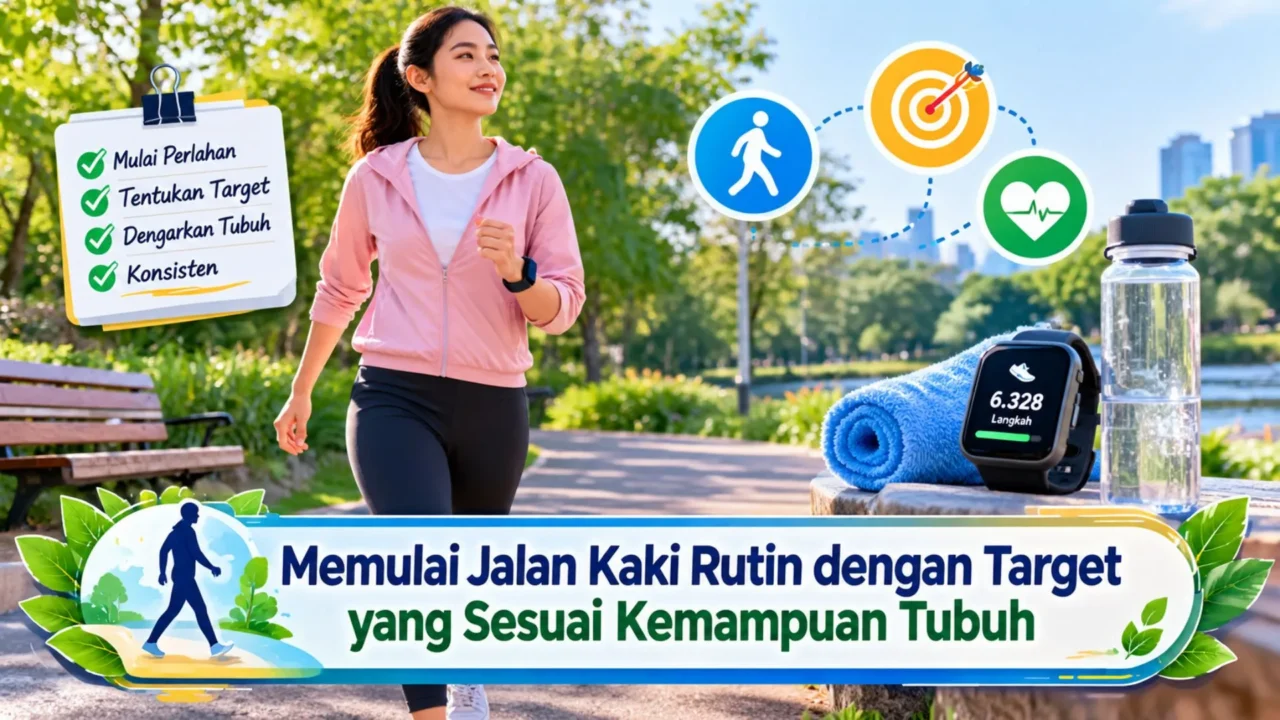 Memulai Jalan Kaki Rutin dengan Target yang Sesuai Kemampuan Tubuh