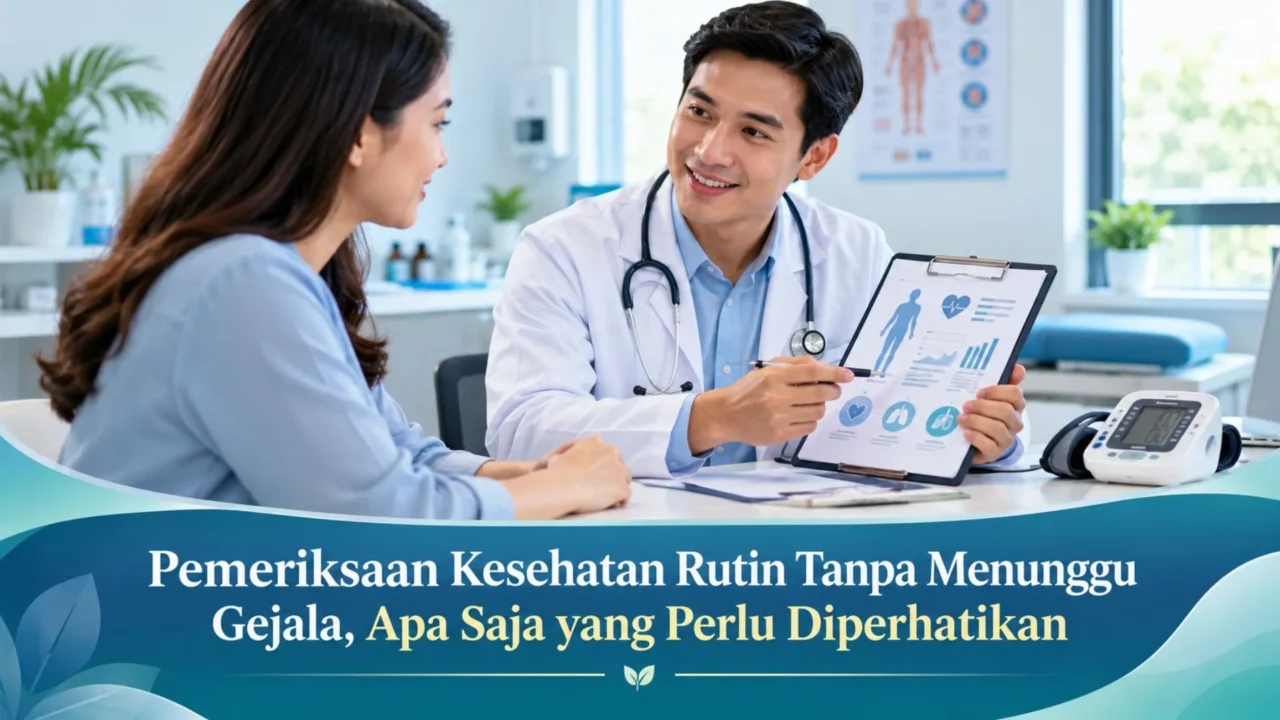 Pemeriksaan Kesehatan Rutin Tanpa Menunggu Gejala, Apa Saja yang Perlu Diperhatikan