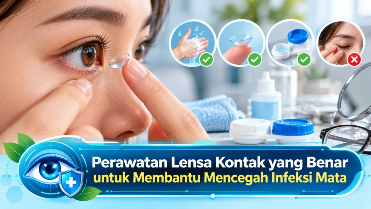Perawatan Lensa Kontak yang Benar untuk Membantu Mencegah Infeksi Mata