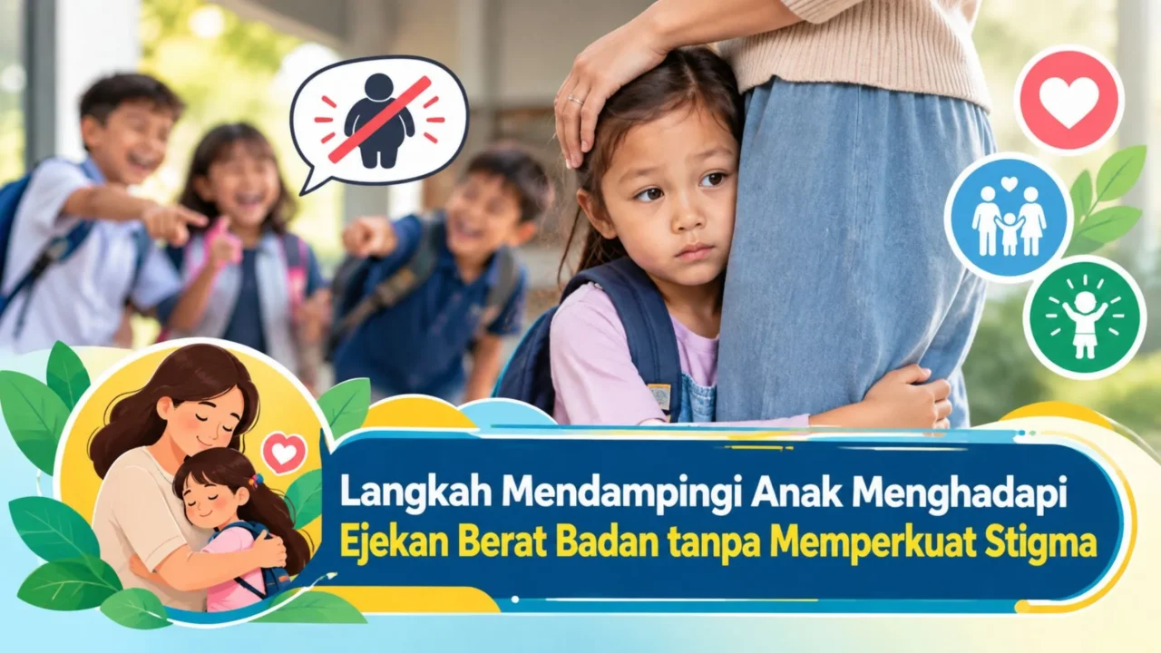 Langkah Mendampingi Anak Menghadapi Ejekan Berat Badan tanpa Memperkuat Stigma