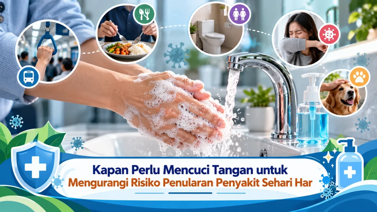 Kapan Perlu Mencuci Tangan untuk Mengurangi Risiko Penularan Penyakit Sehari Hari