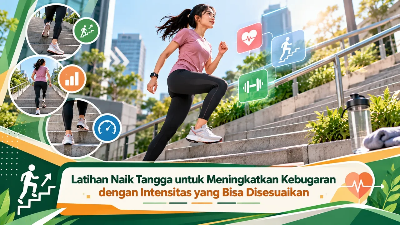 Latihan Naik Tangga untuk Meningkatkan Kebugaran dengan Intensitas yang Bisa Disesuaikan