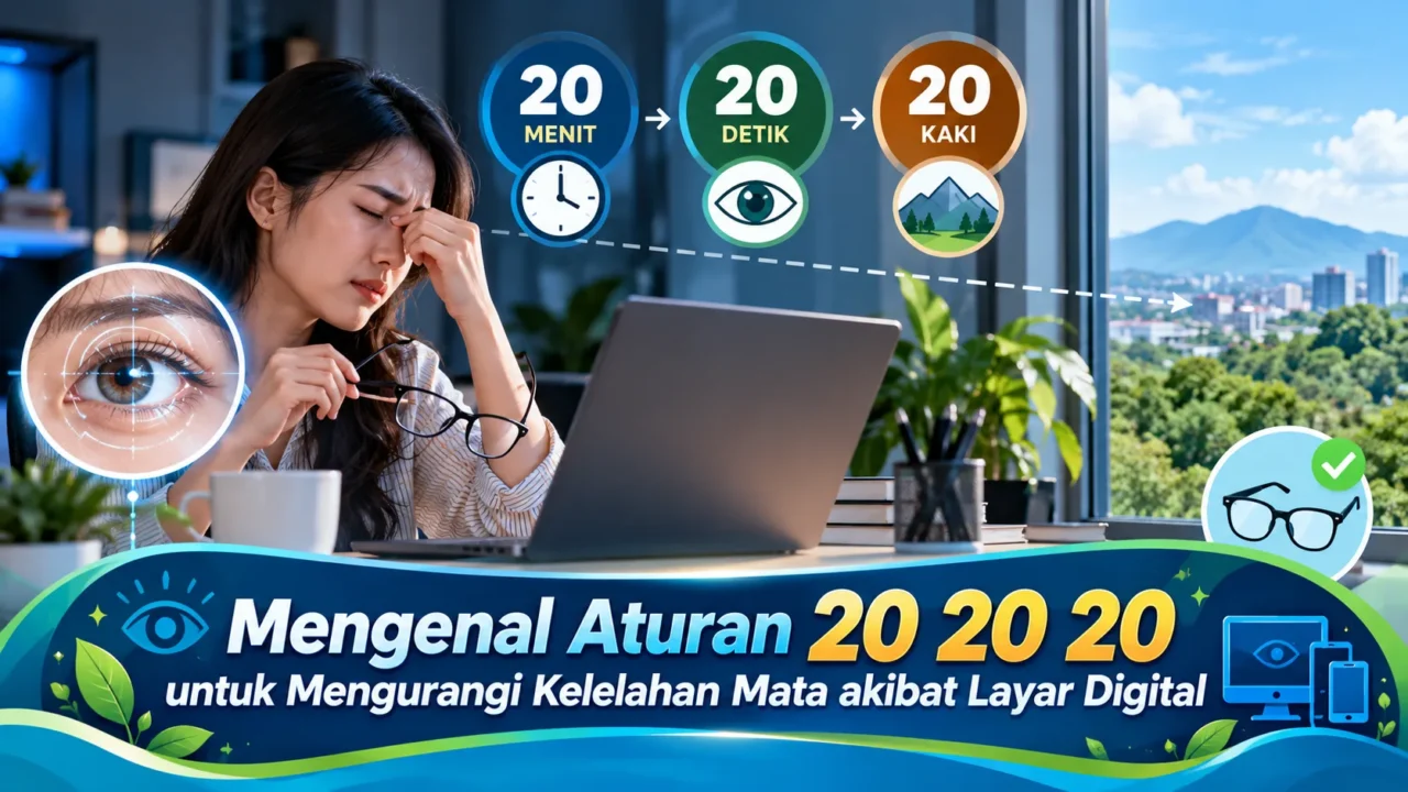 Mengenal Aturan 20 20 20 untuk Mengurangi Kelelahan Mata akibat Layar Digital