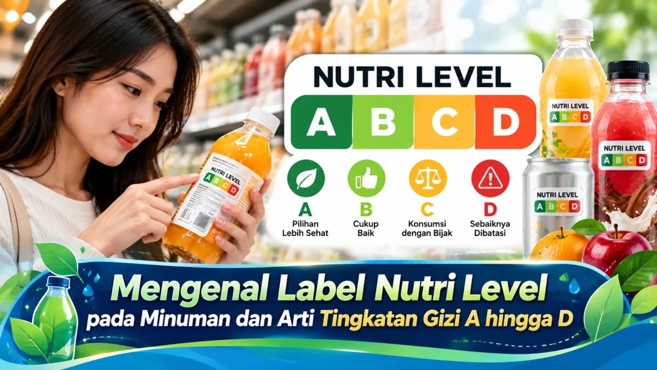 Mengenal Label Nutri Level pada Minuman dan Arti Tingkatan Gizi A hingga D