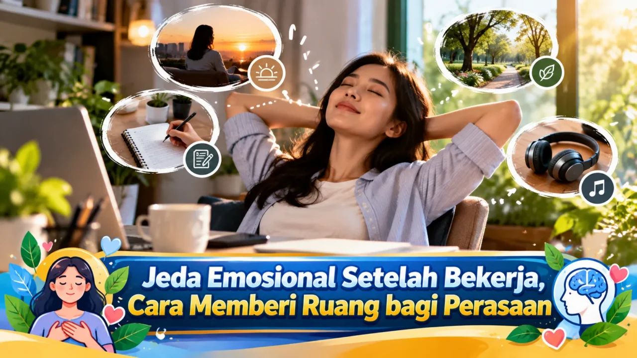 Jeda Emosional Setelah Bekerja, Cara Memberi Ruang bagi Perasaan