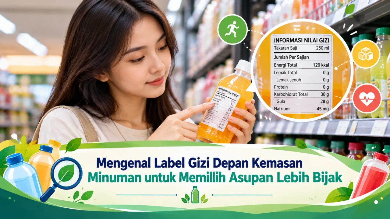 Mengenal Label Gizi Depan Kemasan Minuman untuk Memilih Asupan Lebih Bijak