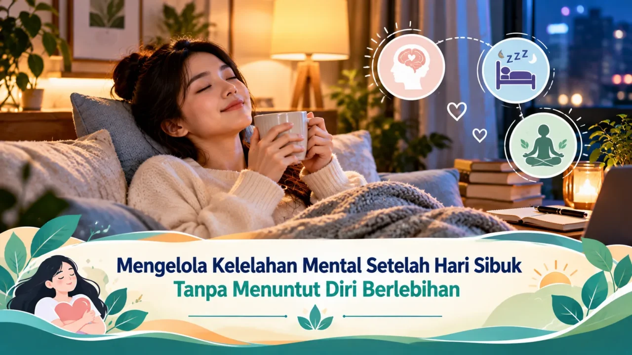 Mengelola Kelelahan Mental Setelah Hari Sibuk Tanpa Menuntut Diri Berlebihan