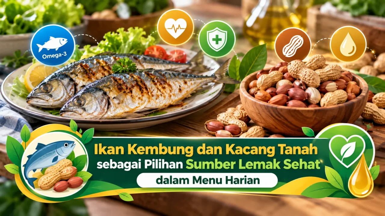 Ikan Kembung dan Kacang Tanah sebagai Pilihan Sumber Lemak Sehat dalam Menu Harian