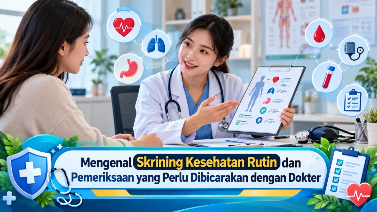 Mengenal Skrining Kesehatan Rutin dan Pemeriksaan yang Perlu Dibicarakan dengan Dokter