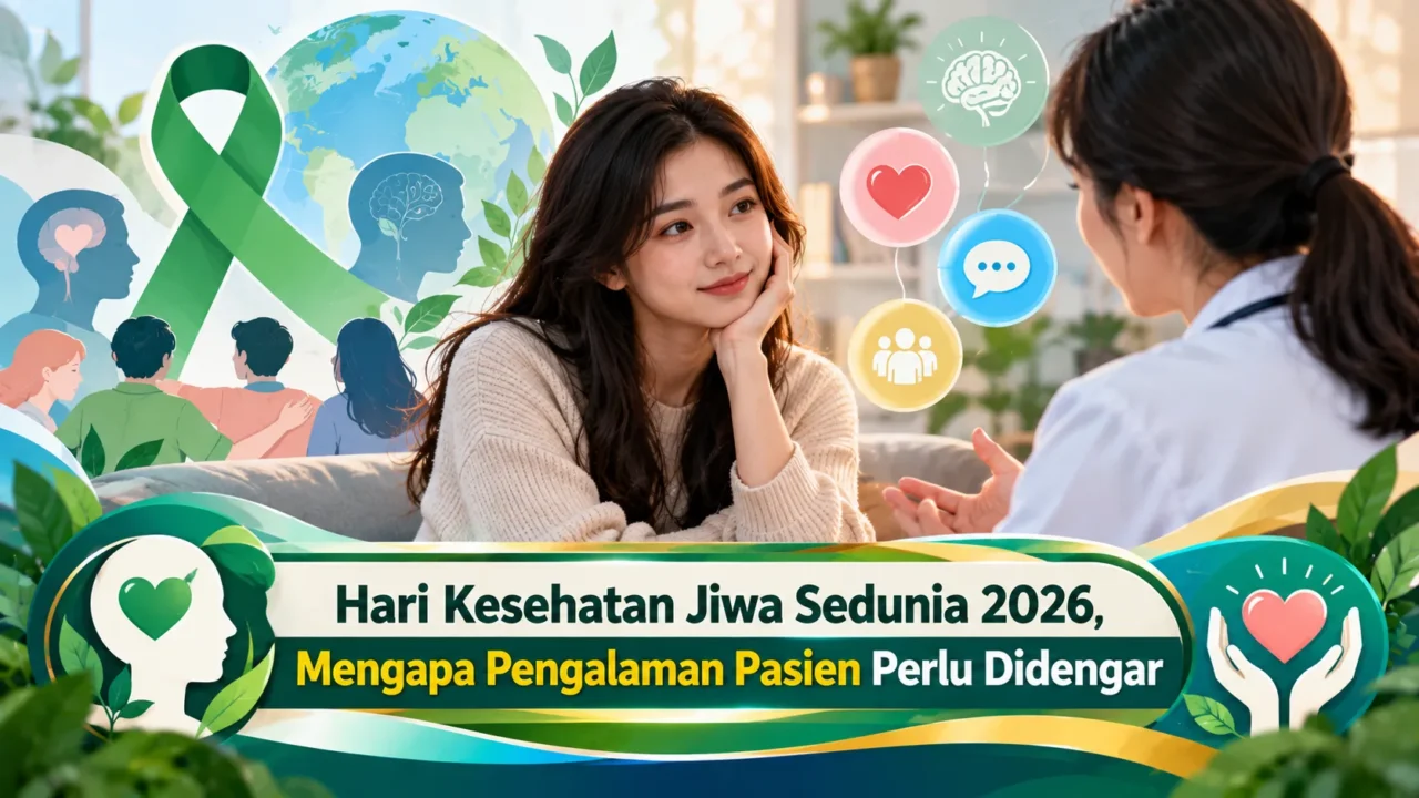 Hari Kesehatan Jiwa Sedunia 2026, Mengapa Pengalaman Pasien Perlu Didengar