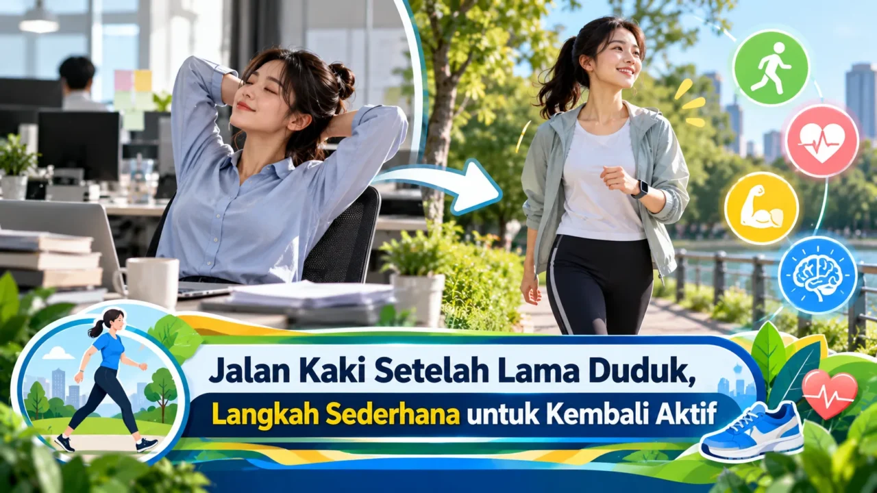 Jalan Kaki Setelah Lama Duduk, Langkah Sederhana untuk Kembali Aktif