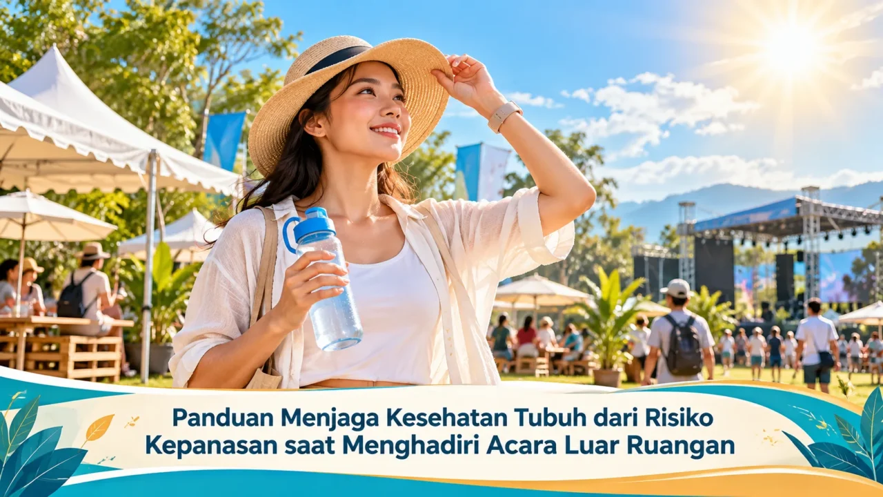 Panduan Menjaga Kesehatan Tubuh dari Risiko Kepanasan saat Menghadiri Acara Luar Ruangan