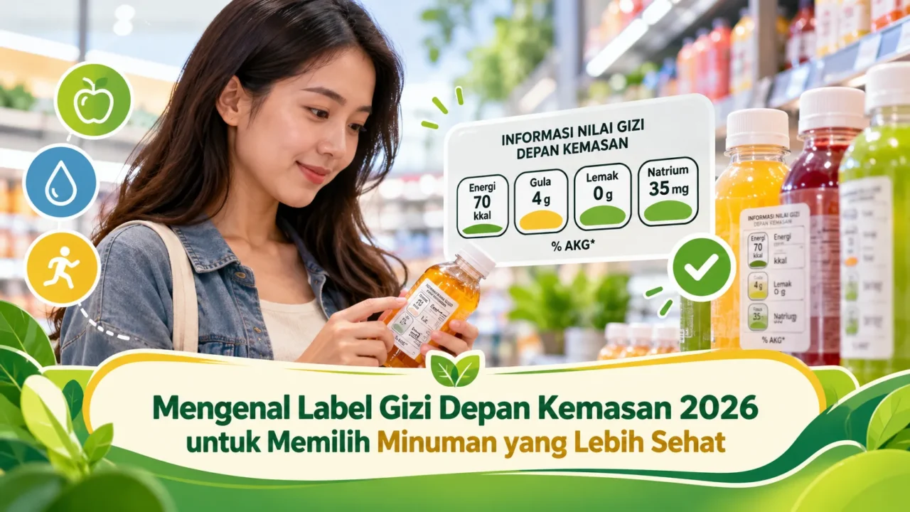 Mengenal Label Gizi Depan Kemasan 2026 untuk Memilih Minuman yang Lebih Sehat