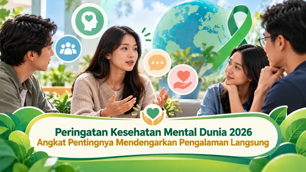 Peringatan Kesehatan Mental Dunia 2026 Angkat Pentingnya Mendengarkan Pengalaman Langsung