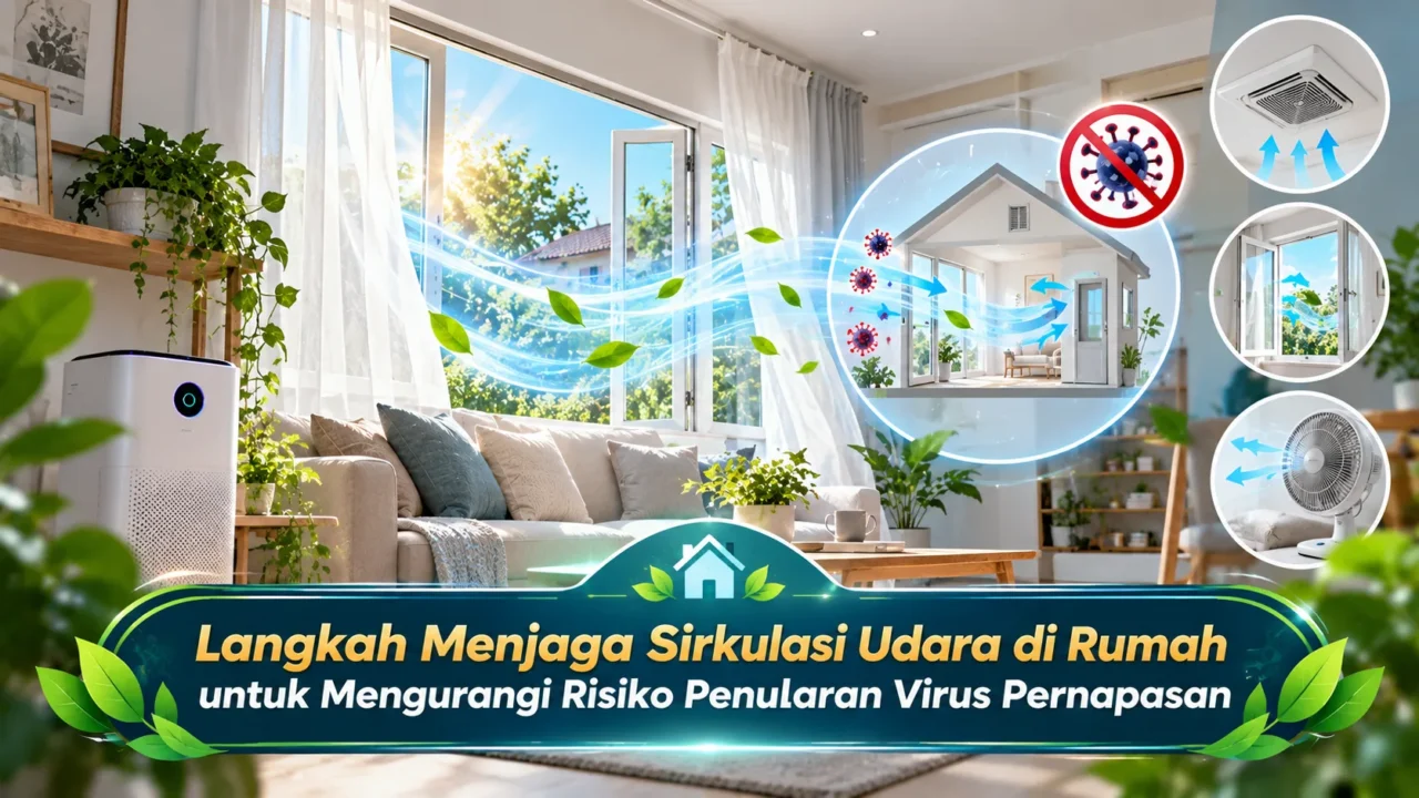 Langkah Menjaga Sirkulasi Udara di Rumah untuk Mengurangi Risiko Penularan Virus Pernapasan