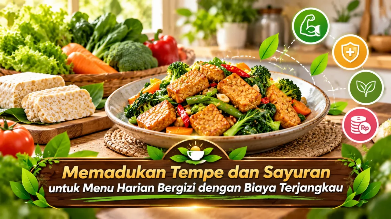 Memadukan Tempe dan Sayuran untuk Menu Harian Bergizi dengan Biaya Terjangkau