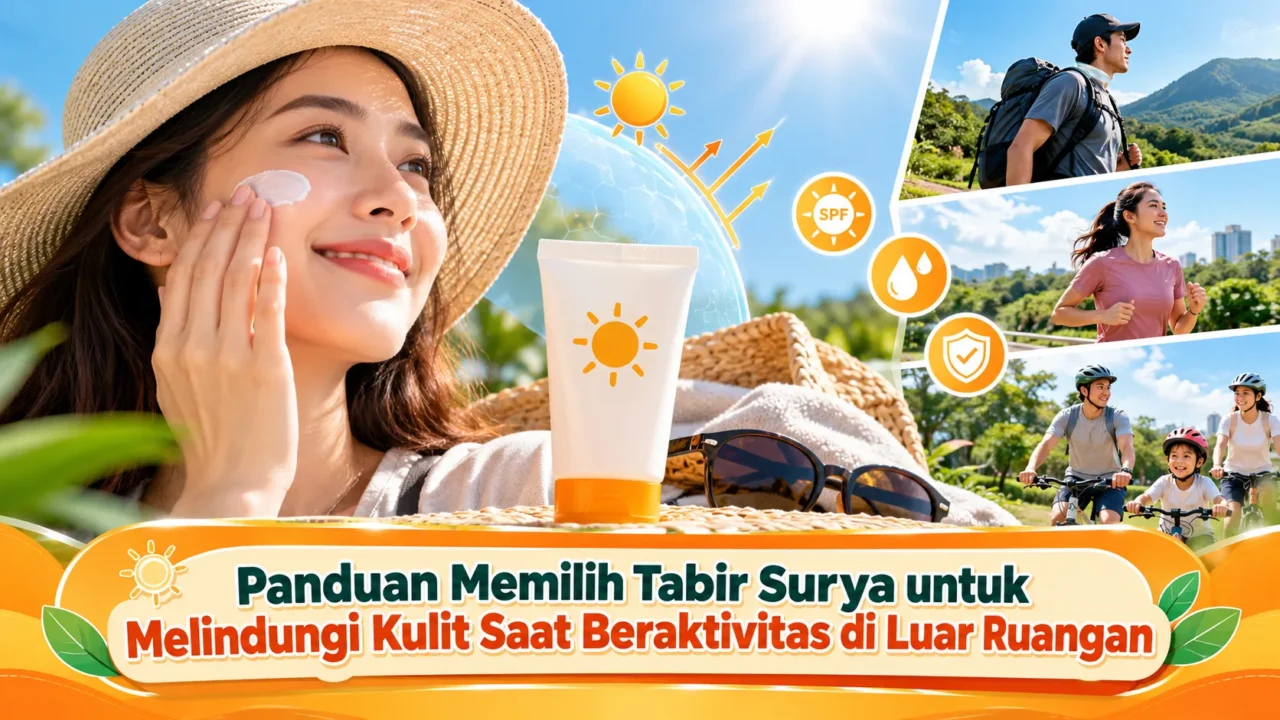 Panduan Memilih Tabir Surya untuk Melindungi Kulit Saat Beraktivitas di Luar Ruangan