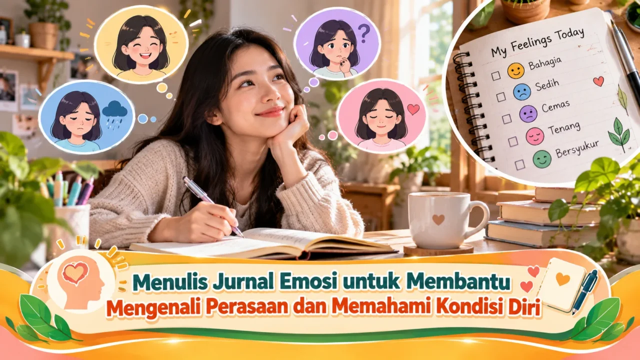 Menulis Jurnal Emosi untuk Membantu Mengenali Perasaan dan Memahami Kondisi Diri
