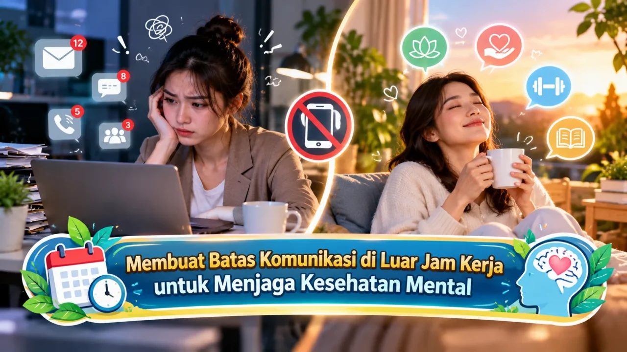 Membuat Batas Komunikasi di Luar Jam Kerja untuk Menjaga Kesehatan Mental