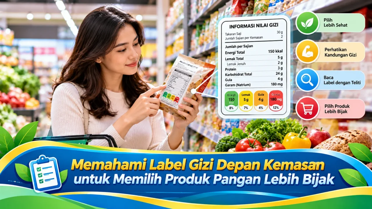 Memahami Label Gizi Depan Kemasan untuk Memilih Produk Pangan Lebih Bijak