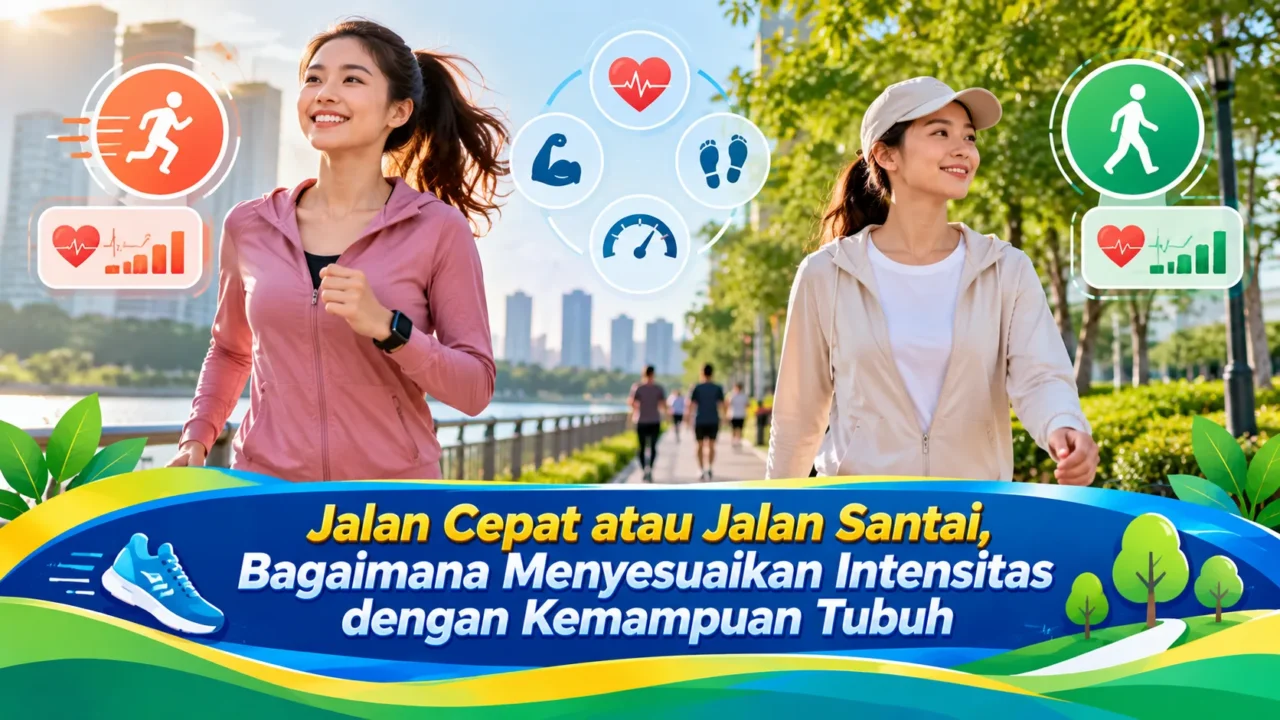 Jalan Cepat atau Jalan Santai, Bagaimana Menyesuaikan Intensitas dengan Kemampuan Tubuh