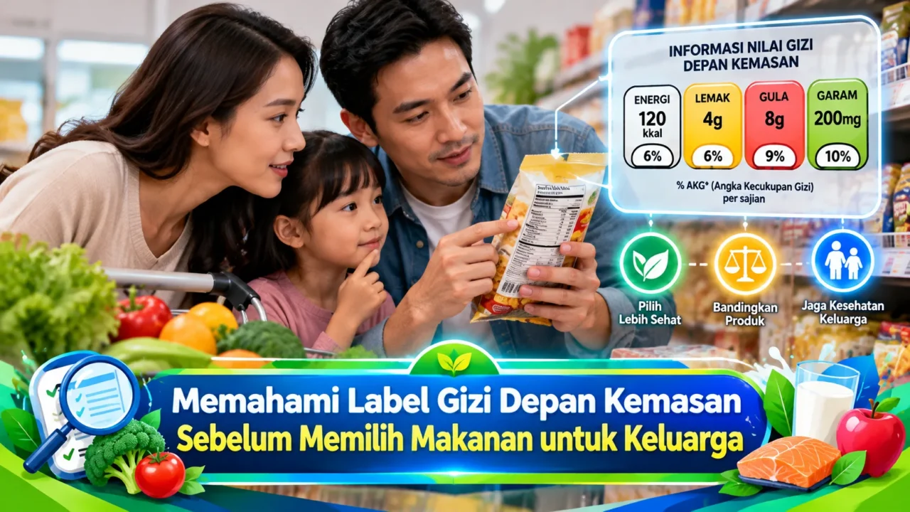Memahami Label Gizi Depan Kemasan Sebelum Memilih Makanan untuk Keluarga