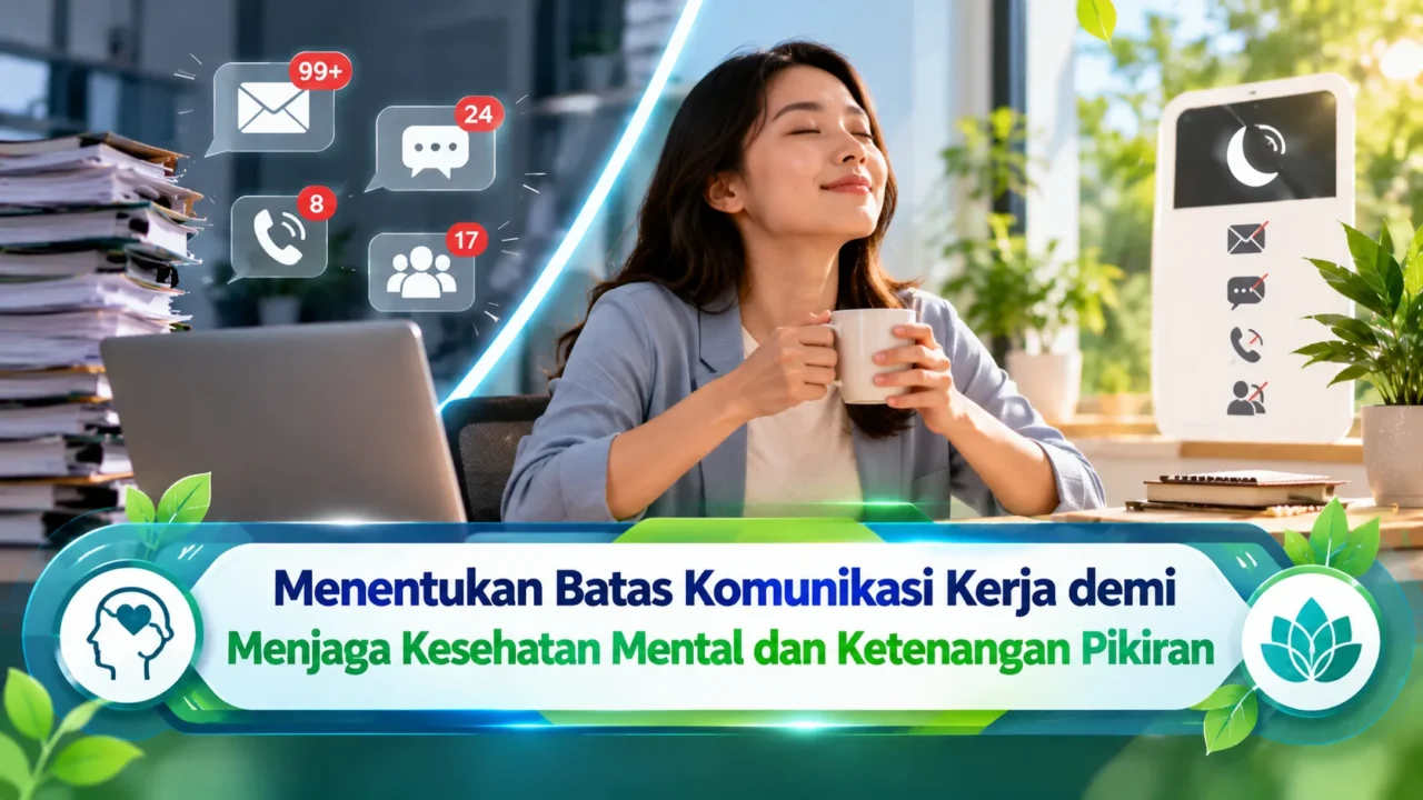 Menentukan Batas Komunikasi Kerja demi Menjaga Kesehatan Mental dan Ketenangan Pikiran
