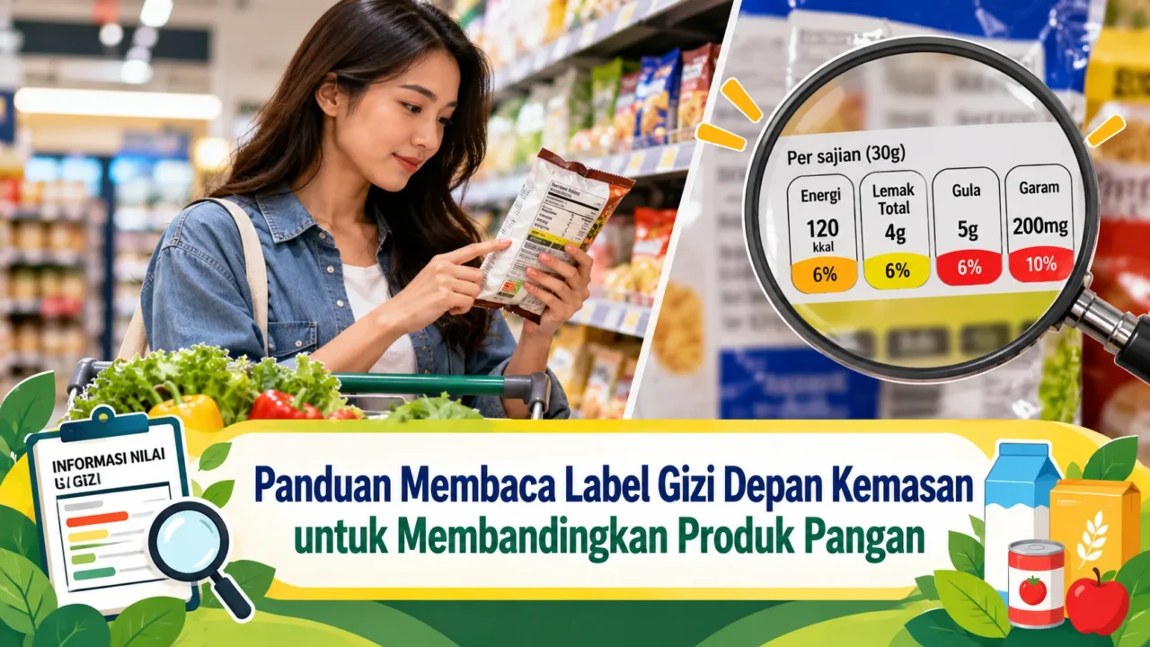 Panduan Membaca Label Gizi Depan Kemasan untuk Membandingkan Produk Pangan